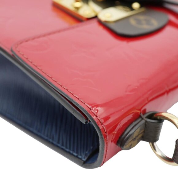Louis Vuitton  Spring Street Monogram Vernis Epi Shoulder Bag Scarlet - Picture 8 of 14